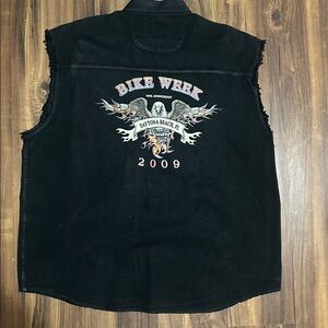 Sleeveless Vintage 2009 Bike Week Shirt